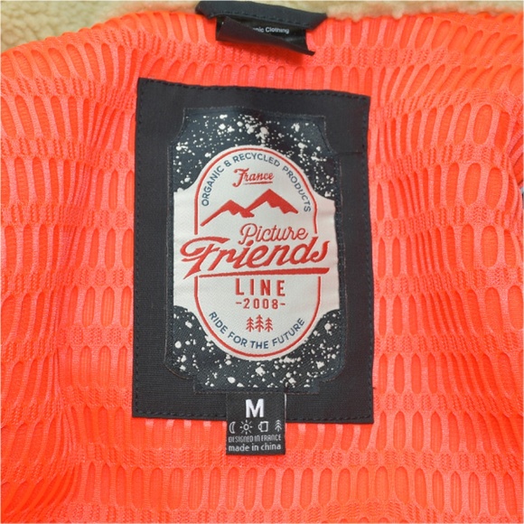 PICTURE ORGANIC CLOTHING 2008 Friends Line Ladies Ski Snowboard Jacket Size M - Picture 9 of 14
